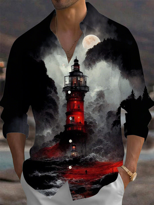 men's shirt front view