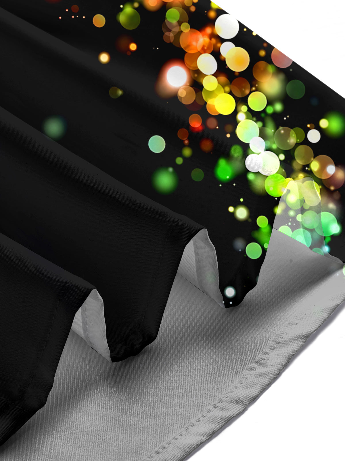 Colorful Light Spot Print Men's Pocket Long Sleeve Shirts