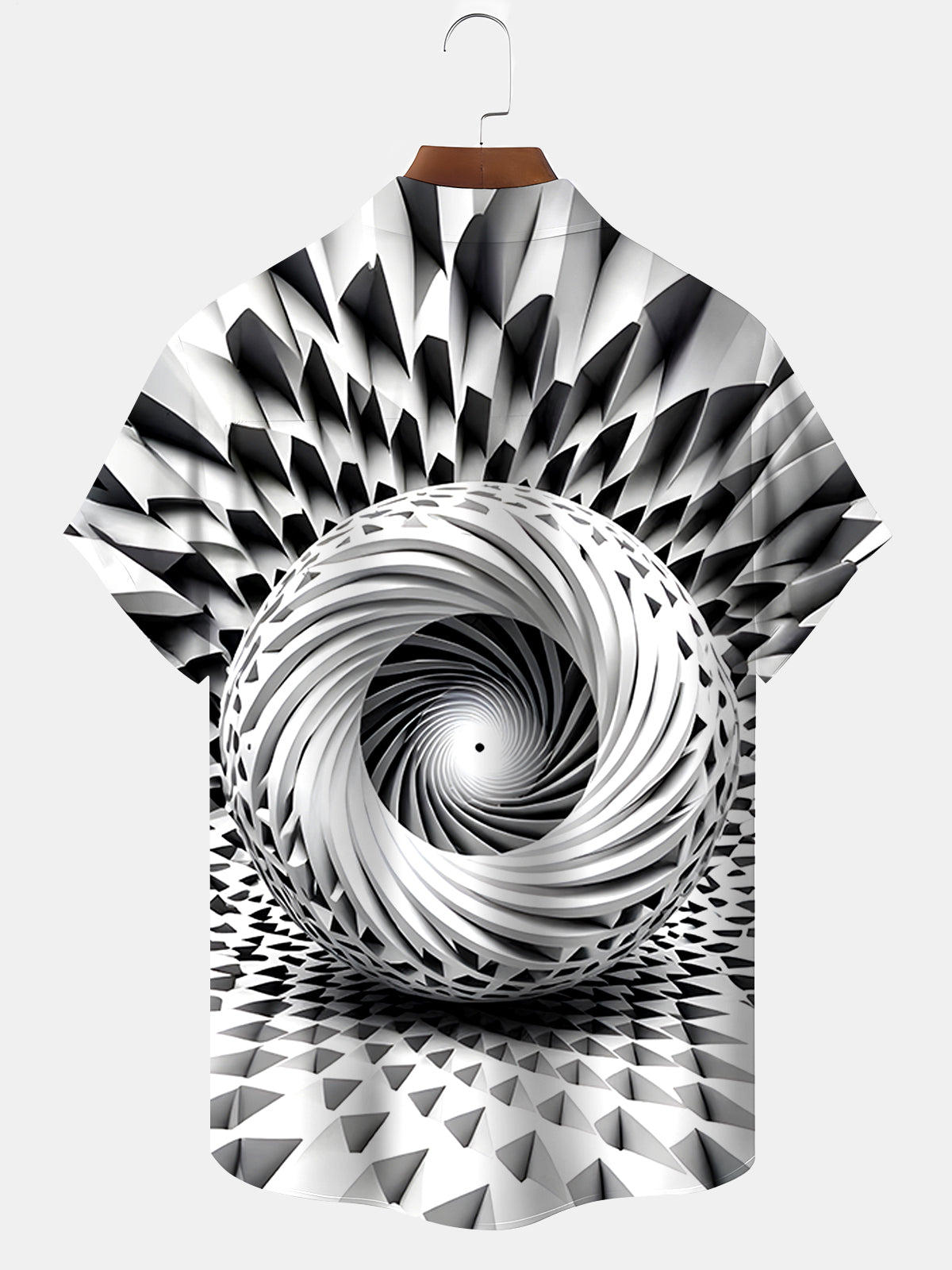 Geometry Men's Pocket Short Sleeve Shirts