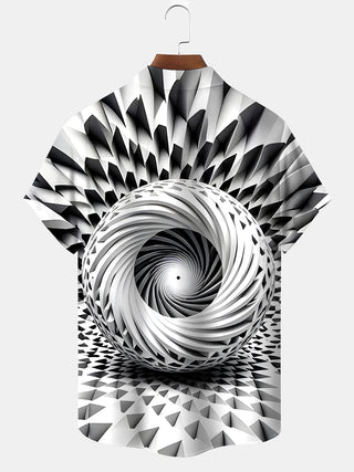 men's pocket shirt back view