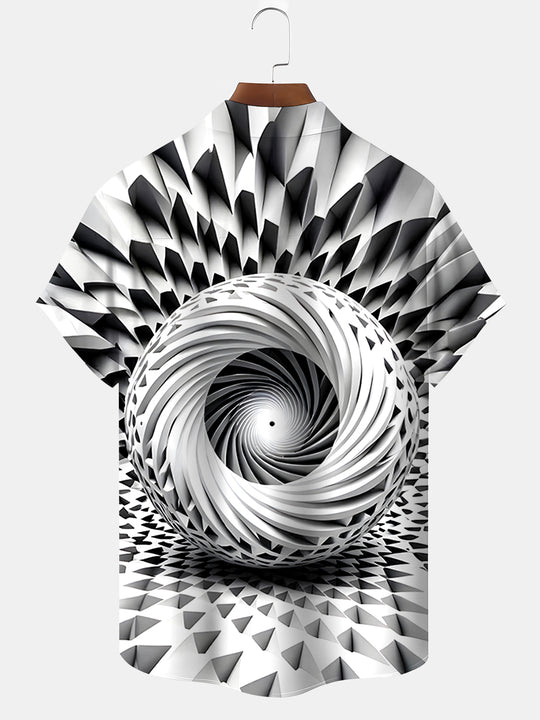 men's pocket shirt back view