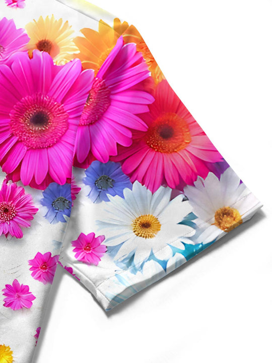 Butterfly Floral Women's Short Sleeve Shirts