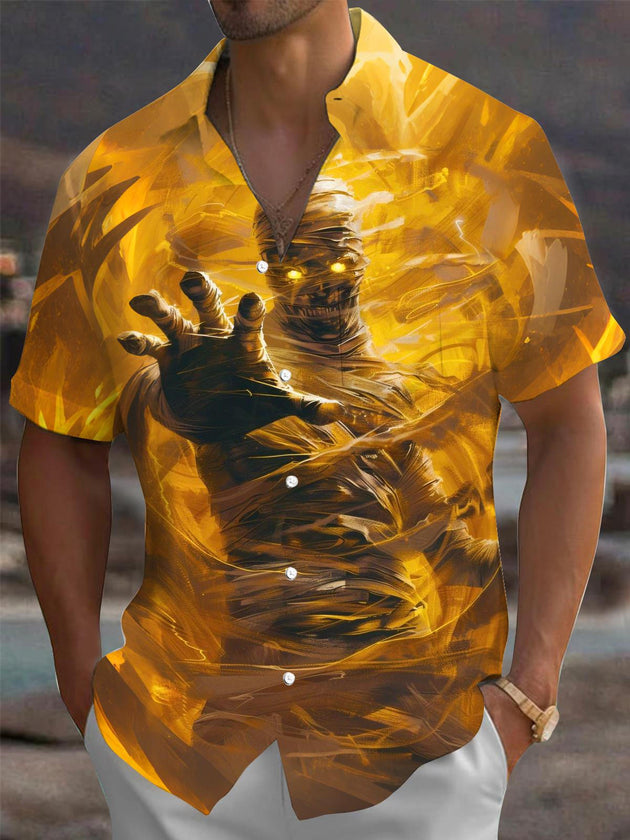 men's shirt front view