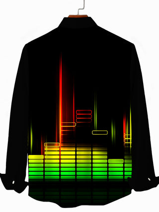 men's band shirt back view