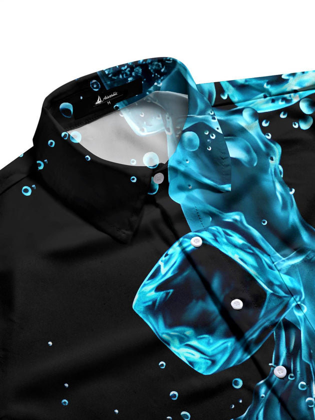 men's tropical shirt side view