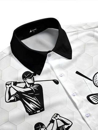 men's team shirt side view