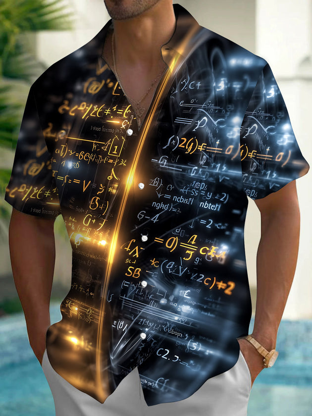men's shirt front view