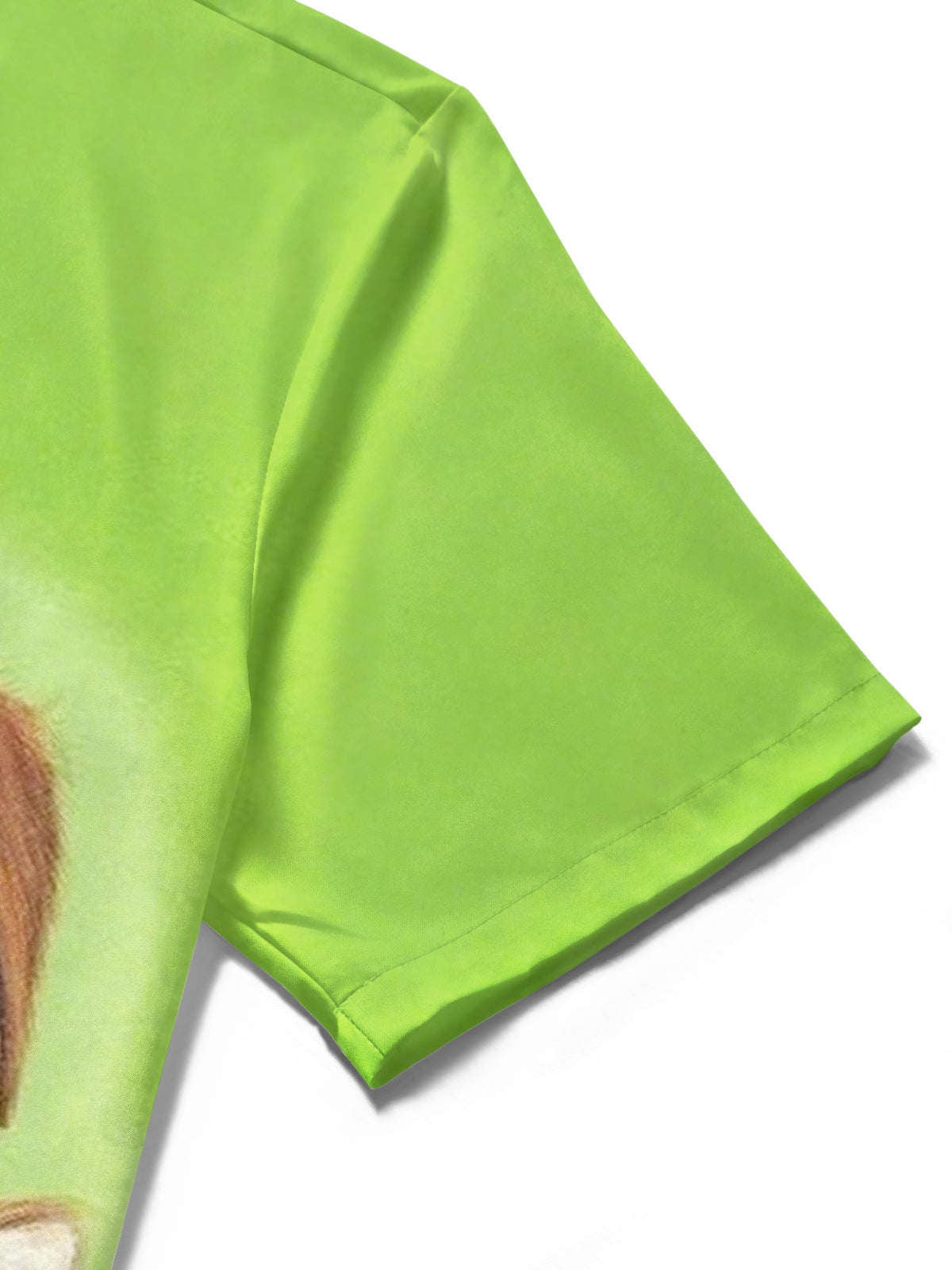 Funny Dog Print Men's Pocket Short Sleeve Shirts