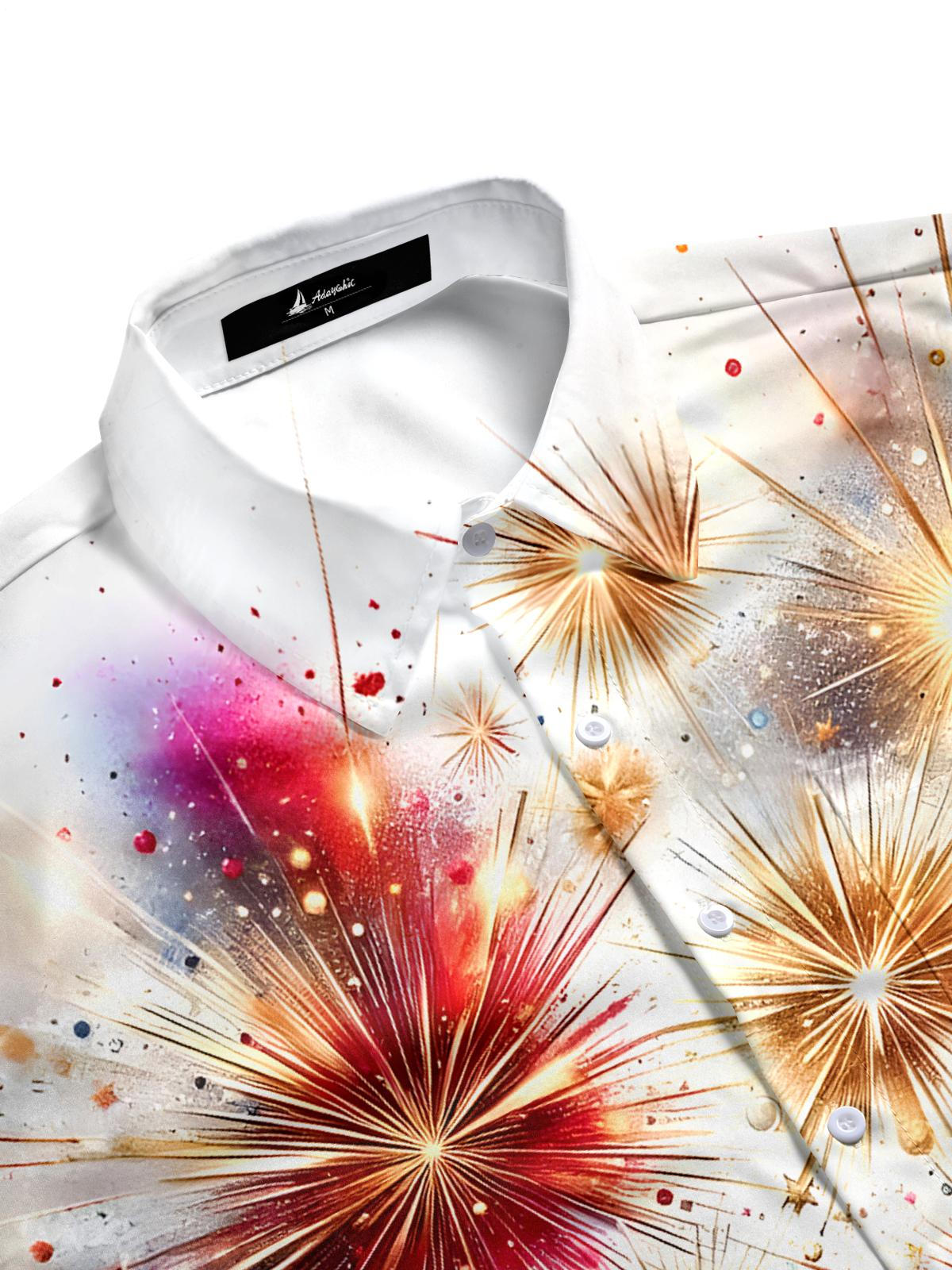Firework Men's Pocket Short Sleeve Shirts