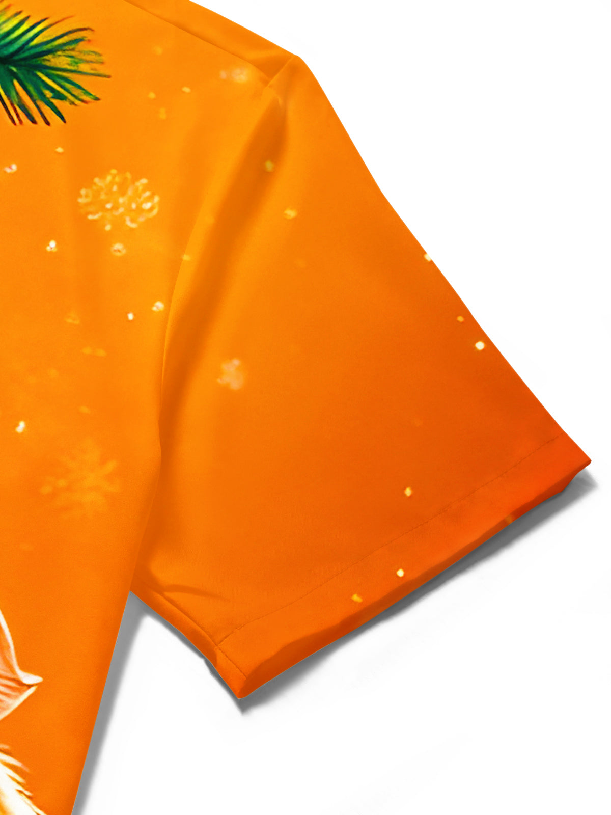 Fun Orange Guinea Pig Men's Pocket Short Sleeve Shirts