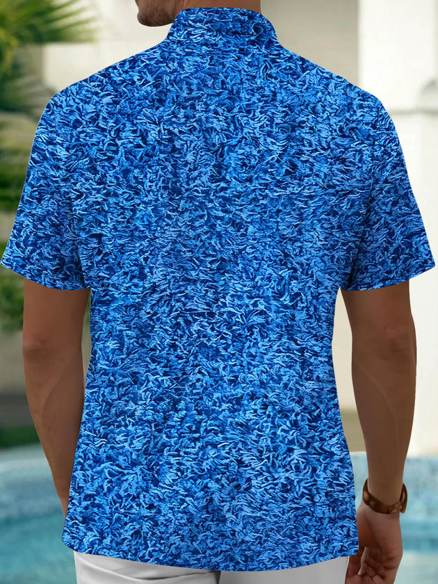 men's pocket shirt back view