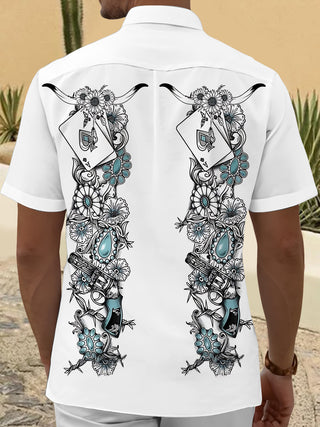 men's pocket shirt back view
