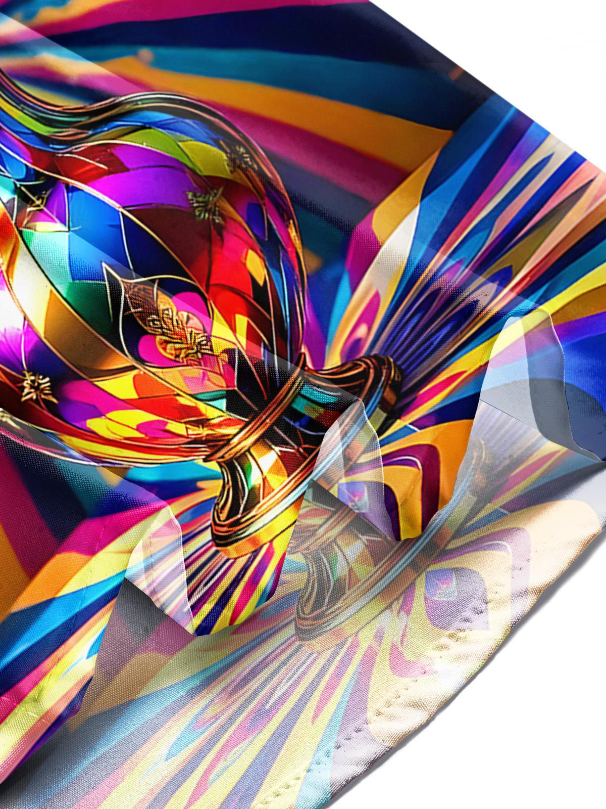 Floral Men's Pocket Short Sleeve Shirts