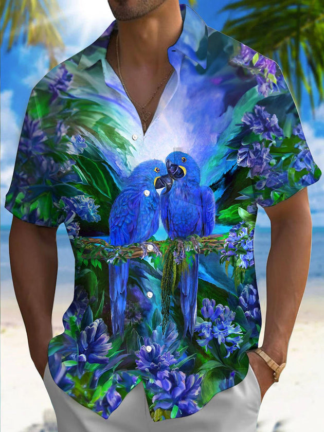 men's patterned sweater shirt front view