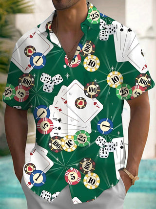 men's shirt front view