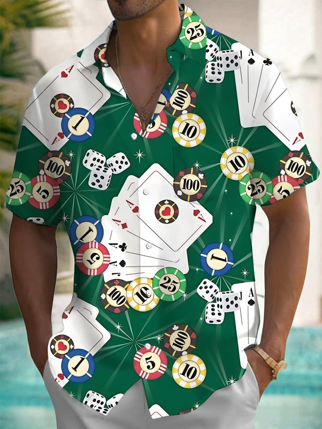 men's shirt front view