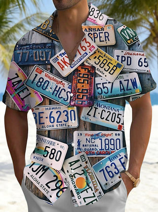 men's shirt front view