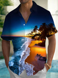 Hawaiian Men's Pocket Short Sleeve Shirts