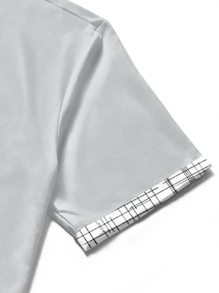 men's Hawaiian shirt close-up short sleeve