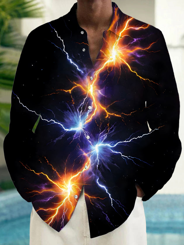 men's shirt front view