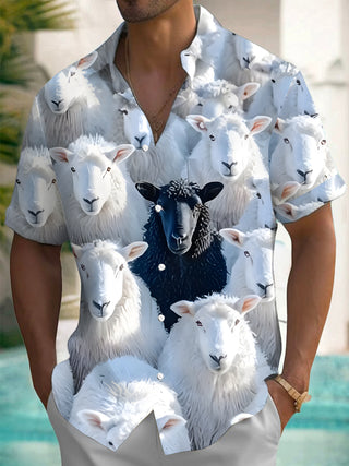 men's shirt front view