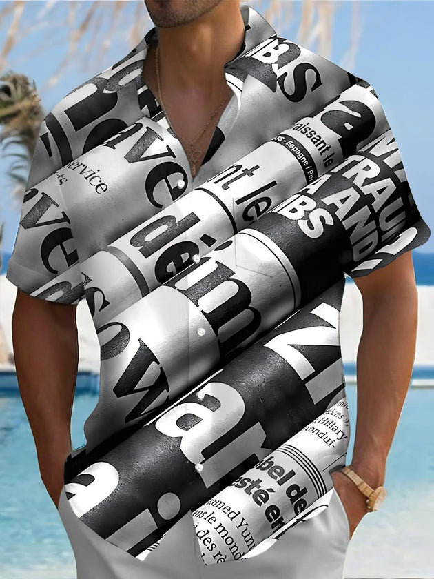 men's shirt front view