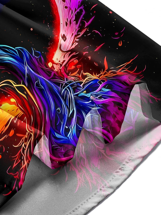 men's printed shirt summer vacation