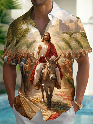 men's shirt front view