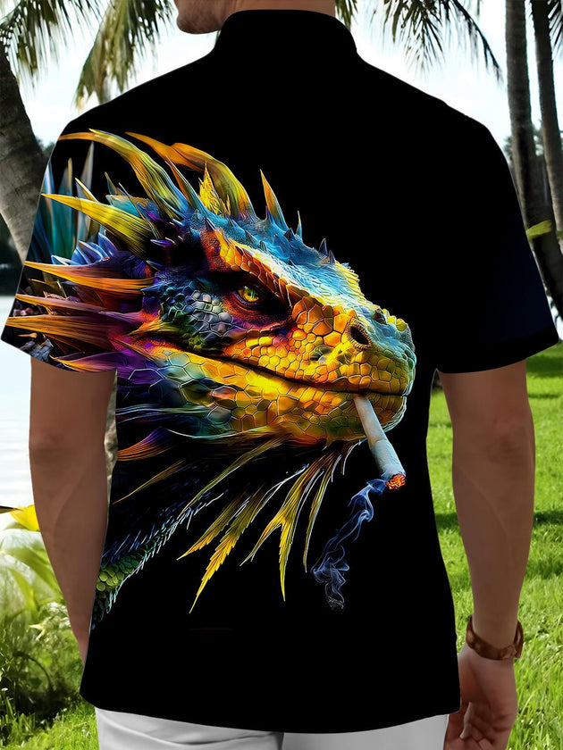 men's pocket shirt back view