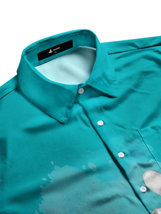 men's team shirt side view