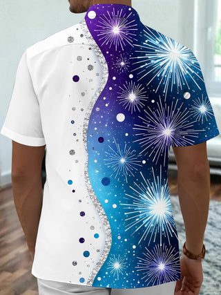 men's pocket short sleeve shirt back view