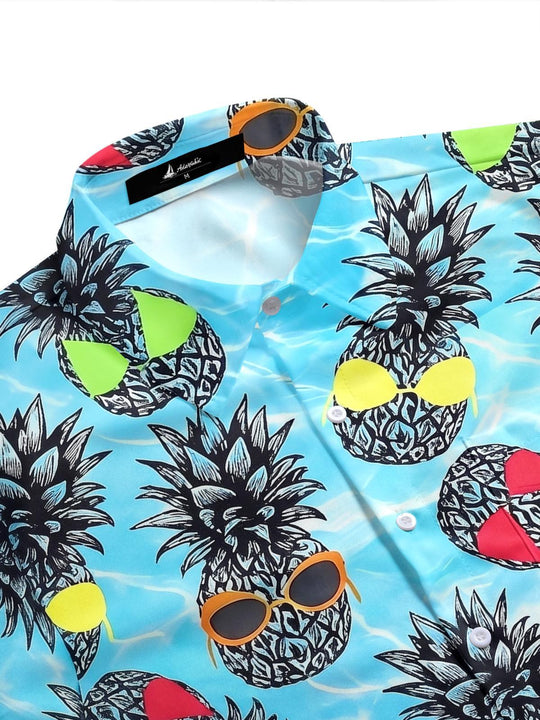 men's tropical shirt side view