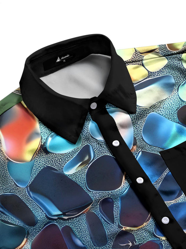 men's short sleeve shirt side view