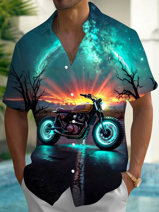 men's shirt front view