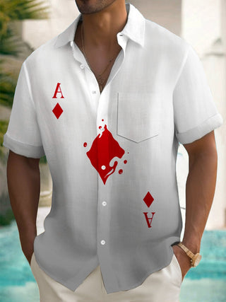 men's shirt front view