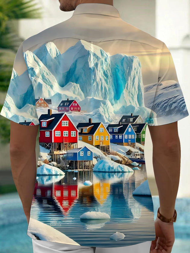 men's pocket shirt back view