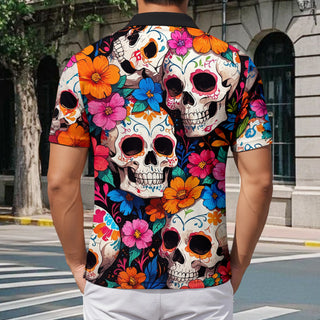 men's red graphic print shirt beach vacation view 8