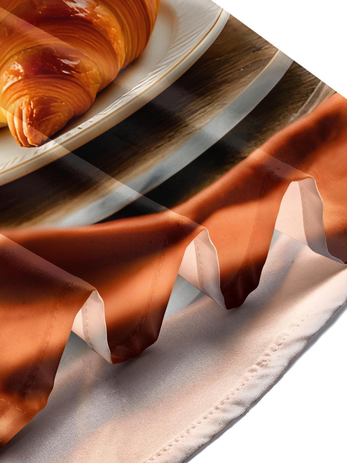 Fun Cat Croissant Men's Pocket Short Sleeve Shirts