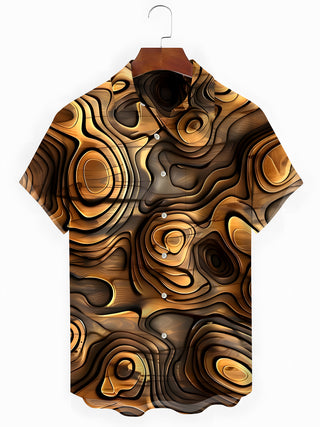 men's vintage style shirt front view