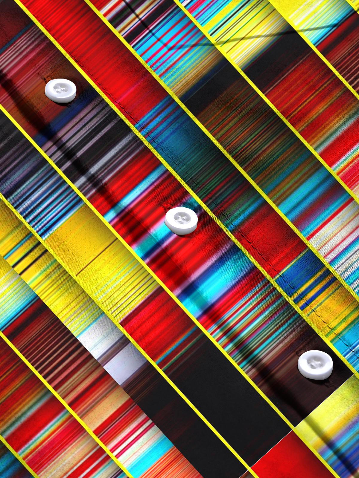 Geometry Men's Pocket Short Sleeve Shirts