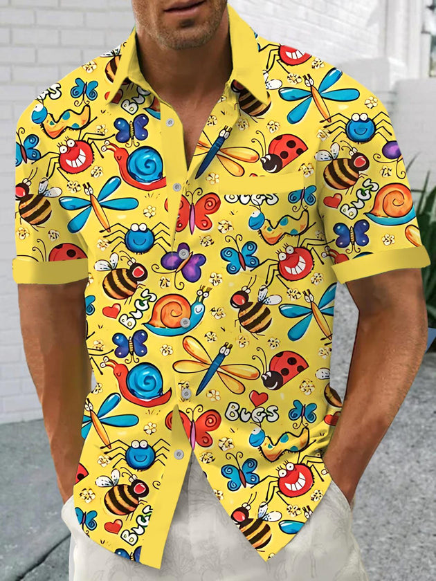 men's shirt front view