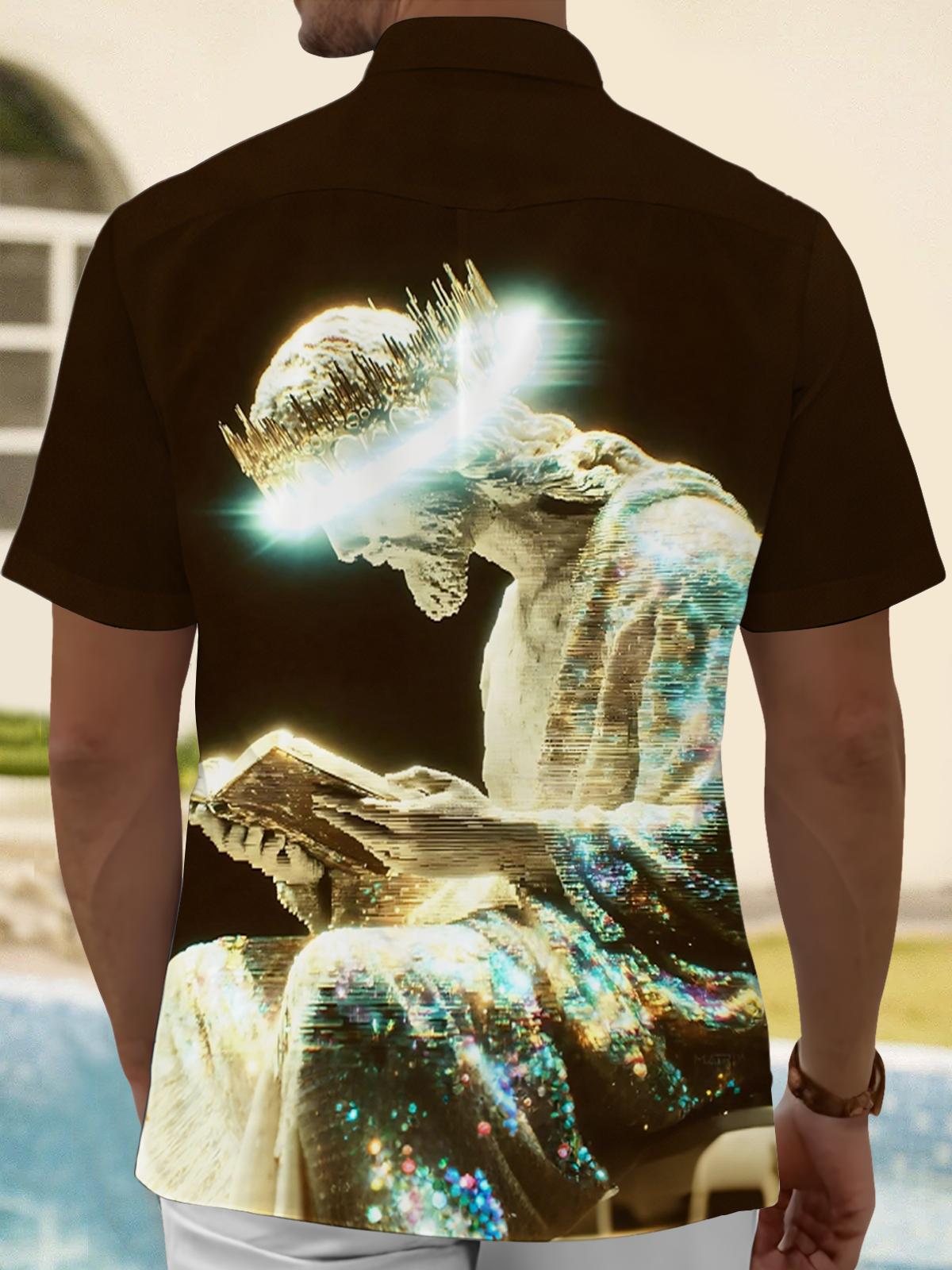 men's pocket shirt back view