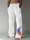 Feather Men's Casual Elastic Waist Pants