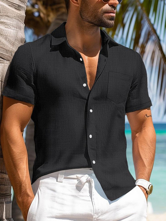 men's shirt front view
