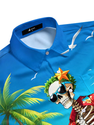 men's tropical shirt side view