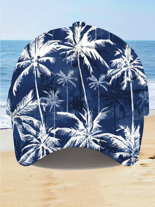 men's Hawaiian shirt front view tropical beach vacation