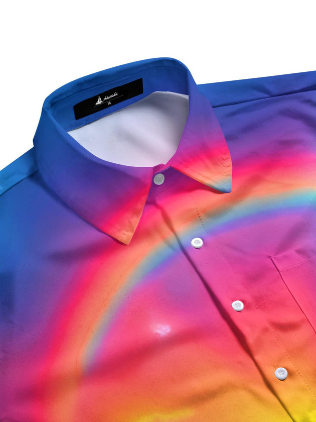 men's short sleeve shirt side view