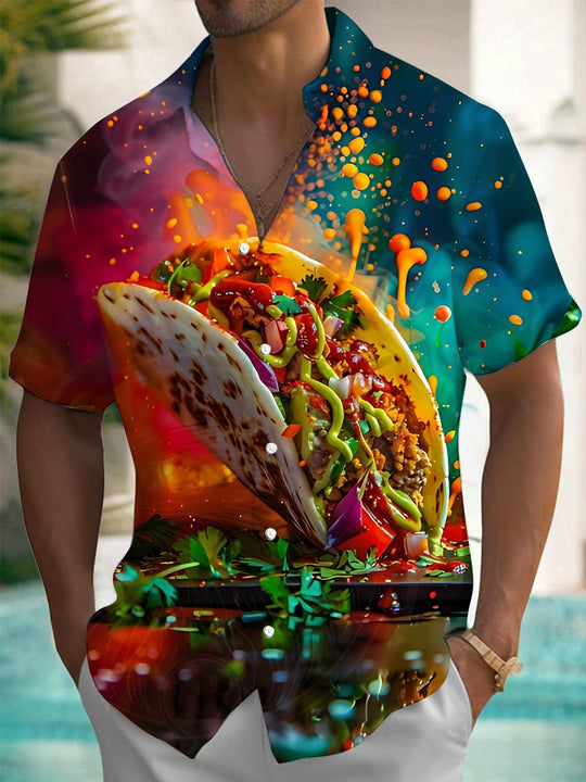 men's shirt front view