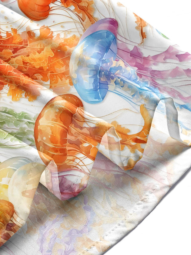 men's fish print shirt summer vacation