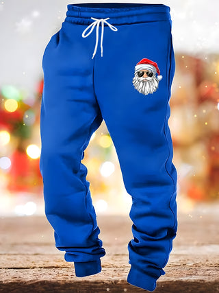 men's festive casual pants side view